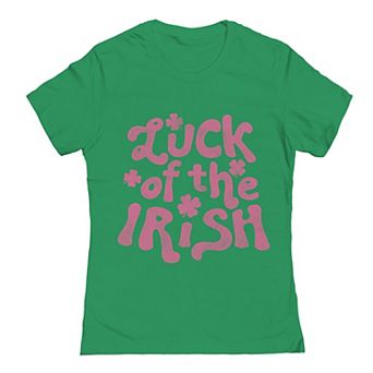 Junior's Grayson Threads The Label Luck of the Irish Red St. Patrick's Day Graphic Tee