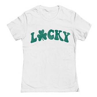 Junior's Grayson Threads The Label LUCKY St. Patrick's Day Graphic Tee