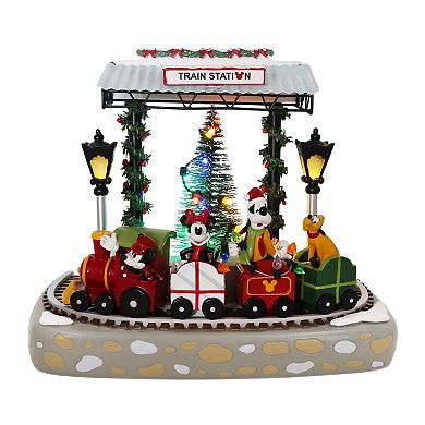 Disney's Mickey & Friends Holiday LED Train Station Village Table Decor by St. Nicholas Square®