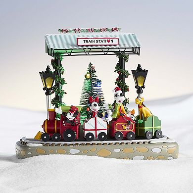 Disney's Mickey & Friends Holiday LED Train Station Village Table Decor by St. Nicholas Square®