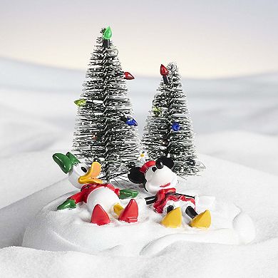 Disney's Minnie Mouse & Daisy Snow Angels Village Accessory Table Decor by St. Nicholas Square®