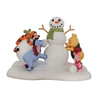 Disney's Winnie the Pooh and Friends Snowman Village Accessory Table Decor by St. Nicholas Square®