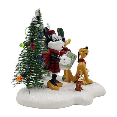 Disney's Minnie Mouse & Daisy Carolers Village Accessory Table Decor by St. Nicholas Square®