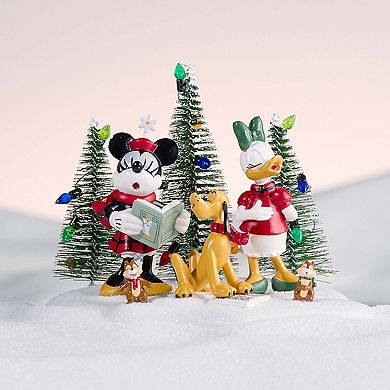 Disney's Minnie Mouse & Daisy Carolers Village Accessory Table Decor by St. Nicholas Square®