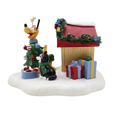 Disney's Pluto & Figaro LED Christmas Village Accessory Table Decor by St. Nicholas Square®