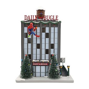 St. Nicholas Square® Spider-Man LED Daily Bugle Village Accessory Table Decor