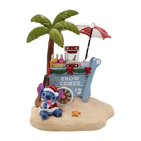 Disney's Stitch LED Snow Cone Cart Village Accessory Table Decor