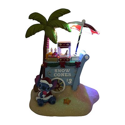 Disney's Stitch LED Snow Cone Cart Village Accessory Table Decor