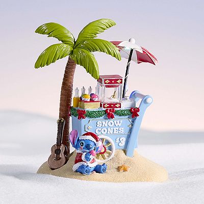 Disney's Stitch LED Snow Cone Cart Village Accessory Table Decor