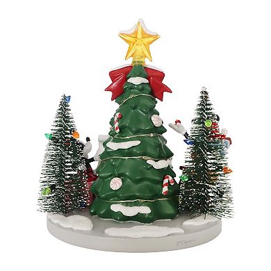 Disney's Mickey & Minnie Mouse LED Christmas Countdown Tree Village Accessory Table Decor by St. Nicholas Square®