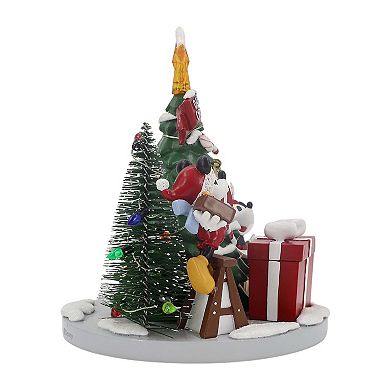 Disney's Mickey & Minnie Mouse LED Christmas Countdown Tree Village Accessory Table Decor by St. Nicholas Square®