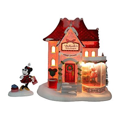 Disney's Minnie Mouse LED Dress Shop Village Accessory Table Decor by St. Nicholas Square®