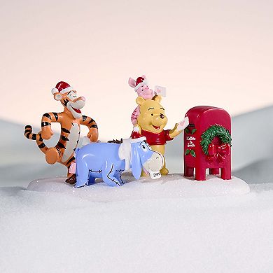 Disney's Winnie the Pooh and Friends Letters to Santa Village Accessory Table Decor by St. Nicholas Square®