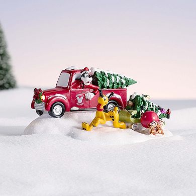 Disney's Goofy and Pluto LED Tree Truck Village Accessory Table Decor by St. Nicholas Square®