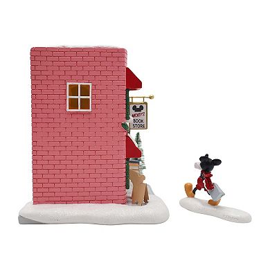Disney's Mickey Mouse LED Book Shop Village Accessory Table Decor by St. Nicholas Square®