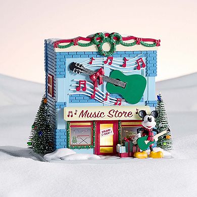 Disney's Mickey Mouse LED Music Store Village Accessory Table Decor by St. Nicholas Square®