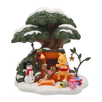 Disney's Winnie the Pooh LED Christmas House Village Accessory Table Decor by St. Nicholas Square®