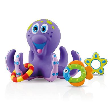 Nuby Octopus Hoopla Ring Toss Bath Toy