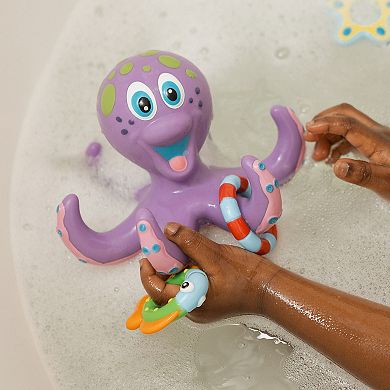 Nuby Octopus Hoopla Ring Toss Bath Toy