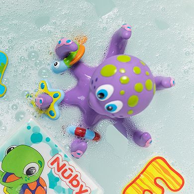 Nuby Octopus Hoopla Ring Toss Bath Toy