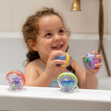Nuby 4-pc. Bubble Buddies Interactive Bath Toy Set