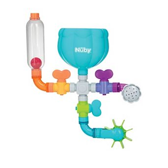 Nuby Wacky Waterworks Pipes Interactive Bath Toy Set