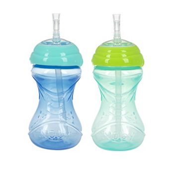 Nuby 2 pk Clik-it Flex-Straw Gripper Cup Set