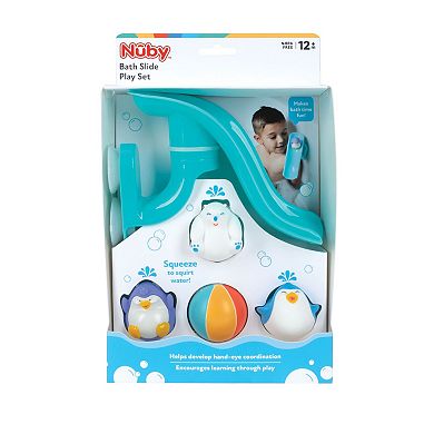 Nuby Penguin Slide Bath Toy Playset