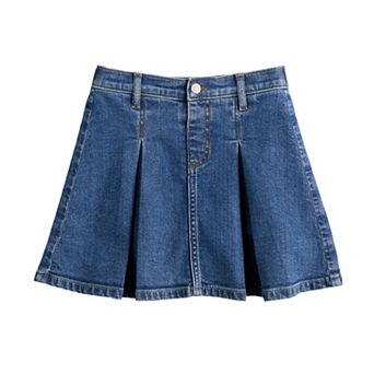 Girls 4-12 Jumping Beans® Pleated Denim Skort