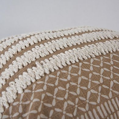 Rizzy Home Sadie Throw Pillow Cover - 20" x 20"