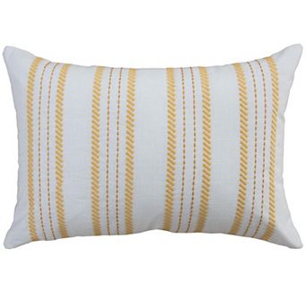 Rizzy Home Shiloh Throw Pillow Cover - 14" x 20"