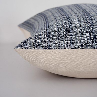 Rizzy Home Yarn-Dyed Stripes Throw Pillow Cover