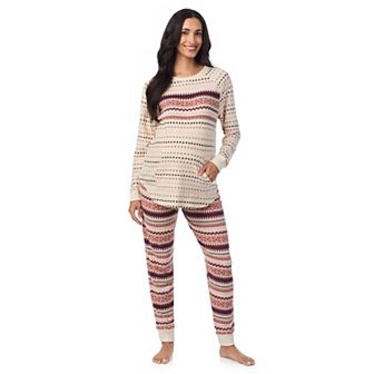 Maternity Cuddl Duds® 2 pc Sweater Knit Pajama Top & Pajama Jogger Set