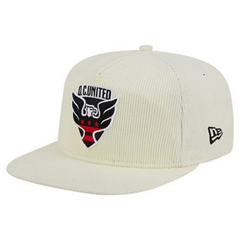 Men's��New Era Cream D.C. United 2025 Kickoff Snapback Golfer Hat