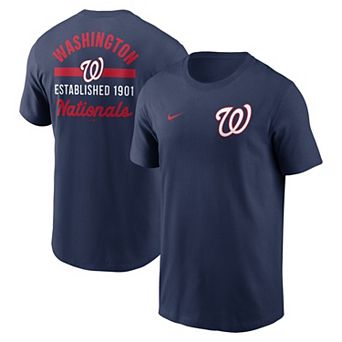 Men's Nike Navy Washington Nationals 2-Hit T-Shirt