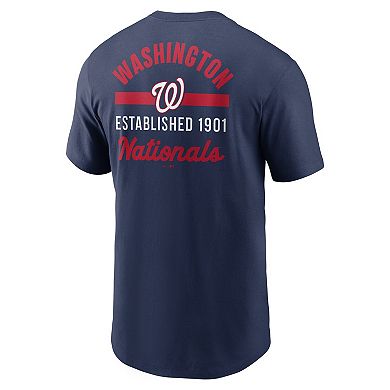 Men's Nike Navy Washington Nationals 2-Hit T-Shirt