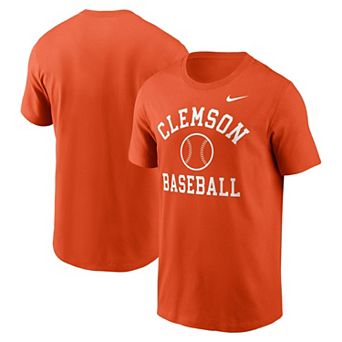 Men's Nike Orange Clemson Tigers Essential Baseball Arch T-Shirt
