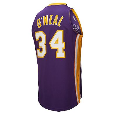 Men's Mitchell & Ness Shaquille O'Neal Purple Los Angeles Lakers 2000 NBA All-Star Game Authentic Jersey