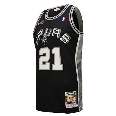 Men's Mitchell & Ness Tim Duncan Black San Antonio Spurs 2000 NBA All-Star Game Authentic Jersey