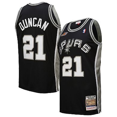Men's Mitchell & Ness Tim Duncan Black San Antonio Spurs 2000 NBA All-Star Game Authentic Jersey