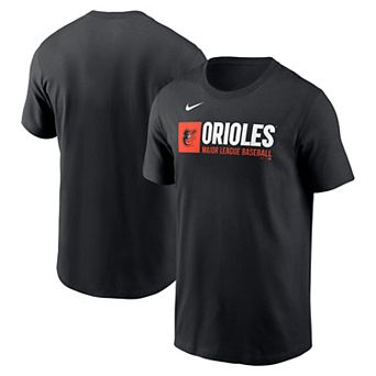 Men's Nike Black Baltimore Orioles Team Block T-Shirt