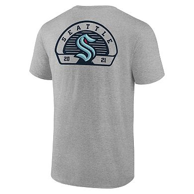 Men's Fanatics Gray Seattle Kraken Valor T-Shirt