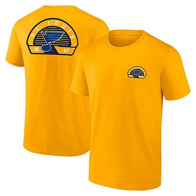 Men's Fanatics Gold St. Louis Blues Valor T-Shirt