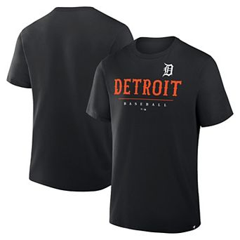 Men's Fanatics Black Detroit Tigers Color Pop Legacy Clubhouse T-Shirt