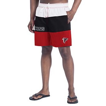 Men's G-III Sports by Carl Banks Red/Black Atlanta Falcons Sunrise Volley Swim Shorts