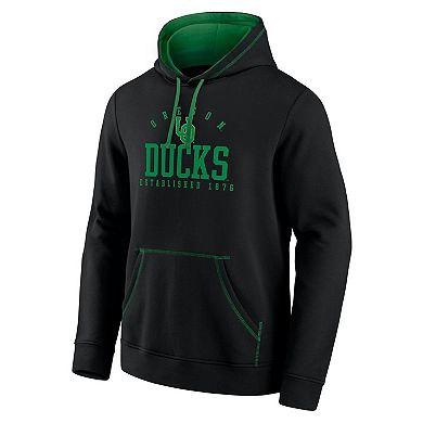 Men's Fanatics Black Oregon Ducks Toppler Fleece Pullover Hoodie