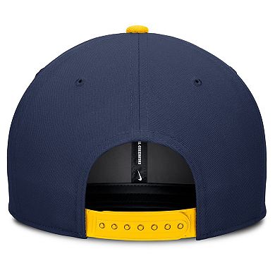Men's Nike Navy/Gold Milwaukee Brewers Pro Performance Snapback Hat