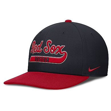 Men's Nike Navy/Red Boston Red Sox Pro Performance Snapback Hat