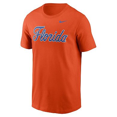 Men's Nike Orange Florida Gators Baseball Wordmark T-Shirt