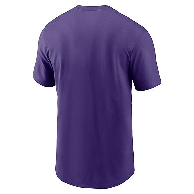 Men's Nike Purple LSU Tigers Baseball Wordmark T-Shirt